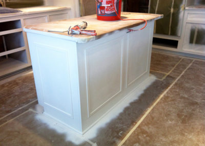 Before-White-Painted-Kitchen-Island-with-Wood-Top