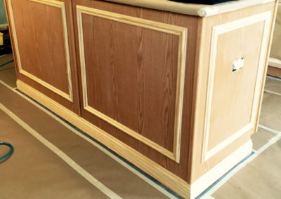 Kitchen-Cabinet-Oak-Painting-Before